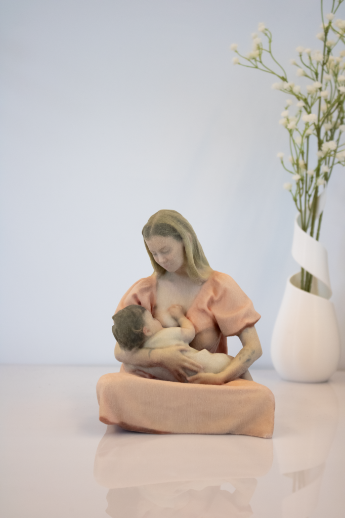 Vestiging Likeur lijden Borstvoeding beeldje - 3D beeldje van de connectie tussen moeder en baby