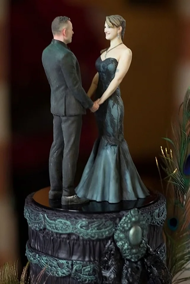 Samen als caketopper op de taart